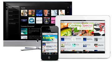 Illustration: iPad, iPhone und TV